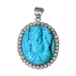 Ganesh Feroza Locket