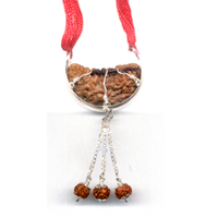 Moon Shaped Rudraksha Locket