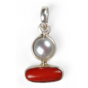 Moonga Moti Locket